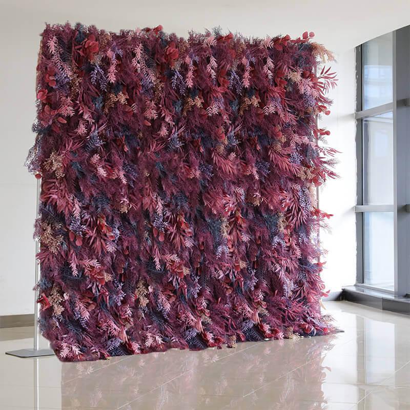 3D Artificial Purple Spruce Leaf Wedding Decoration | Uflower